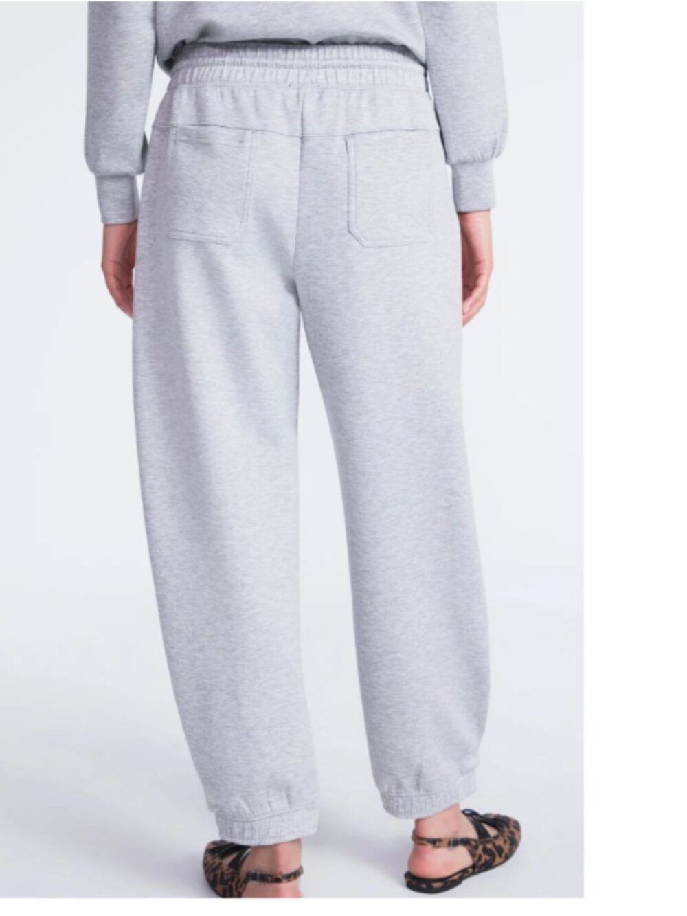 BNWT SCOOP ultra soft Scubaknit Barrel Pants heather grey (XXL) - Picture 5 of 5